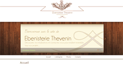 Desktop Screenshot of ebenisterie-thevenin.com